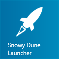 Snowy Dune Launcher's custom tile 1