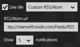 Custom RSS/Atom feed